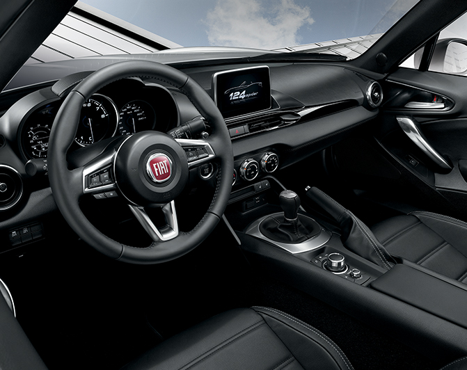Fiat 124 Spider S-Design interior